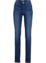 bonprix Strečové džíny, SLIM Supersoft Modrá