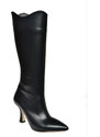 Fox Shoes R820020109 Women's Black Thin Heeled Boots