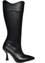 Fox Shoes R820020109 Women's Black Thin Heeled Boots