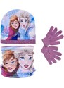 SunCity Set zimní čepice, rukavice a nákrčník Ledové království - Frozen