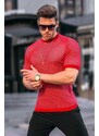 Madmext Men's Red Knitwear T-Shirt 5076