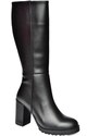 Fox Shoes R518911409 Black Women's Thick Heeled Boots