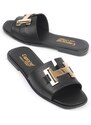 Capone Outfitters H Buckle Women's Slippers