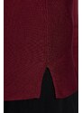 Trendyol Vínová halenka-Bolero Double Suit Pletený svetr
