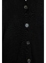 Trendyol Black Fabric on the sleeves Pleat Detail Knitwear Cardigan