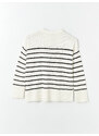 LC Waikiki Crew Neck Striped Long Sleeve Women's Knitwear Sweater