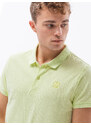 Ombre Polo trička S1374 Lime