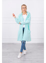 K-Fashion Mátová bunda s kapucí nadměrné velikosti