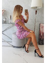 K-Fashion Zavinovací sukně, délka do pasu, fialová
