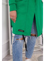 K-Fashion Zateplená bunda s kapucí zelená