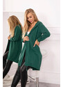 K-Fashion Světle zelená bunda s potiskem