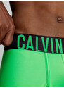 Pánské boxerky LOW RISE TRUNK 2PK 000NB2599A GXH bílo-zelené - Calvin Klein