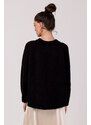 Pletený svetr BeWear BK105 Black