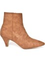 Fox Shoes R404710002 Tan Suede Women's Low Heeled Boots