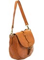 Dámská kožená crossbody kabelka VS 001 001 camel