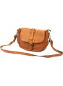 Dámská kožená crossbody kabelka VS 001 001 camel