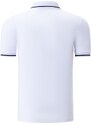 DOUBLE SET T8586 DEWBERRY MEN'S T-SHIRT-WHITE-YELLOW