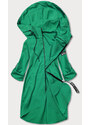 S'WEST Zelený tenký asymetrický dámský přehoz přes oblečení (B8117-82)