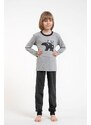 Italian Fashion Chlapecké pyžamo Moret šedé s medvědem