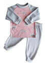 Damipa Baby Dívčí pyžamo VÍLA růžovo-šedé