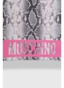 Deštník Moschino růžová barva, 8920 OPENCLOSEA