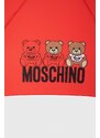 Deštník Moschino červená barva, 8061 SUPERMINIA