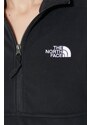 Fleecová mikina The North Face černá barva, s aplikací, NF0A7ZY3JK31