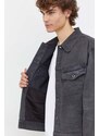 Džínová bunda G-Star Raw pánská, šedá barva, přechodná