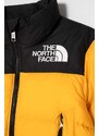 Dětská péřová bunda The North Face 1996 RETRO NUPTSE JACKET žlutá barva