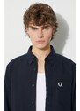 Košile Fred Perry tmavomodrá barva, regular, s límečkem button-down, M5516.608