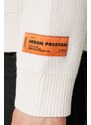 Vlněný svetr Heron Preston Hpny Knit Rollneck pánský, béžová barva, s golfem, HMHA006F23KNI0010410