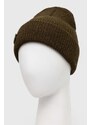 Vlněná čepice Engineered Garments Watch Cap zelená barva, 23F1H037.R01