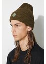 Vlněná čepice Engineered Garments Watch Cap zelená barva, 23F1H037.R01