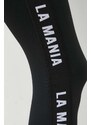Legíny La Mania dámské, černá barva, s aplikací