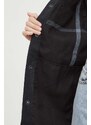 Košilová bunda G-Star Raw černá barva, oversize