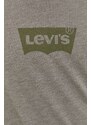 Tričko Levi's zelená barva, s potiskem