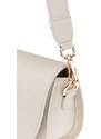 NovaKabelka.cz Kožená kabelka crossbody Ramona Beige s přídavným popruhem