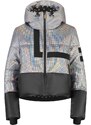 ONEMORE 251 CROPPED PUFFER JACKET WOMAN IRIDE/BLACK/BLACK