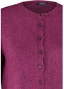 Trendyol Purple Crop Soft Textured Button Detailed Blouse Cardigan Knitwear Suit