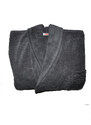 Men's bathrobe De Lafense 803 M-2XL grey 045