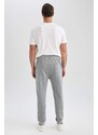 DEFACTO Slim Fit Rib Hem Pique Sweatpants