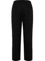 Trendyol Black Regular Fit Waist Lacing Detail Trousers