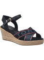 Nízké sandály Tommy Hilfiger Webbing Wedge Sandal W FW0FW06297