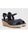 Nízké sandály Tommy Hilfiger Webbing Wedge Sandal W FW0FW06297