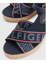 Nízké sandály Tommy Hilfiger Webbing Wedge Sandal W FW0FW06297