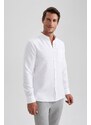 DEFACTO Slim Fit Long Sleeve Shirt