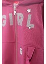 JOYCE Dívčí souprava s legínami "GIRL SET"/Růžová, zelená