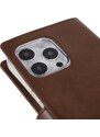 Ochranné pouzdro na iPhone 15 Pro MAX - Mercury, Mansoor Diary Brown