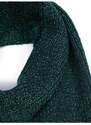Orsay Tmavě zelená dámská šála s příměsí vlny - Dámské