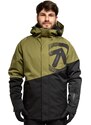 Meatfly pánská SNB & SKI bunda Bang Premium Green/Black | Zelená